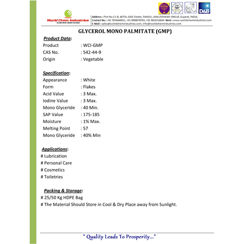 Glycerol Mono Palmitate