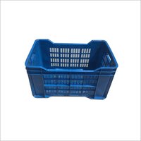 Blue Plastic Fruit Crates