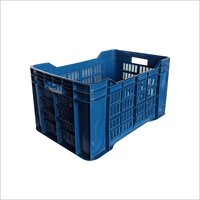Blue Plastic Vegetable Crate