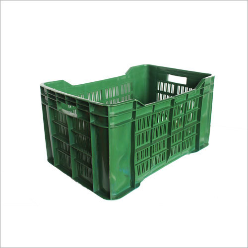 Green Plastic Vegetable Crates