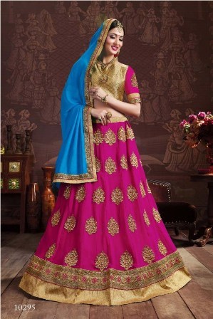 Bridal Wear Pink Designer Lehenga