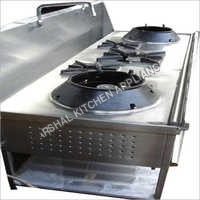 5 Burner Gas Stove - Stainless Steel, 2-5 Feet Height , 64-80 Centimeter Width For Hotels