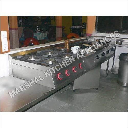 Hotel Kitchen Gas Range Height: 2-5 F
