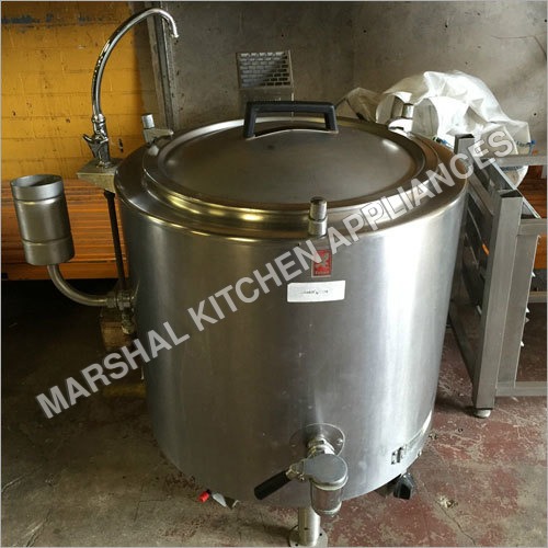 Milk Boiler - Stainless Steel, 1-2 ft Height, 325-350 mm Width, Gas-Powered for Hotel Use