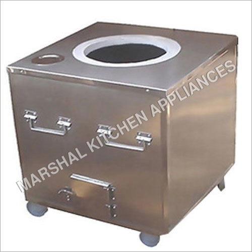 SS Square Tandoor - Stainless Steel 50-100 Kilograms Weight | Automatic Ignition Single Burner Design
