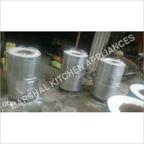 SS Tandoor - Stainless Steel, 1 Burner, 25-50 Kilograms | Traditional Cooking Experience, Manual Operation