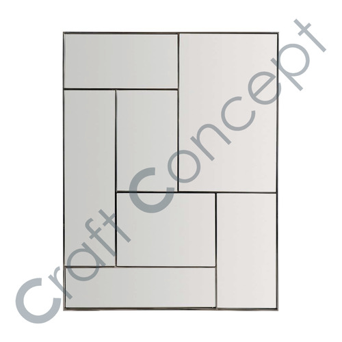 Metal Frame Mirror - Iron Structure, Eco-Friendly Design for Contemporary and Classic Interiors, Vertical or Horizontal Display Options