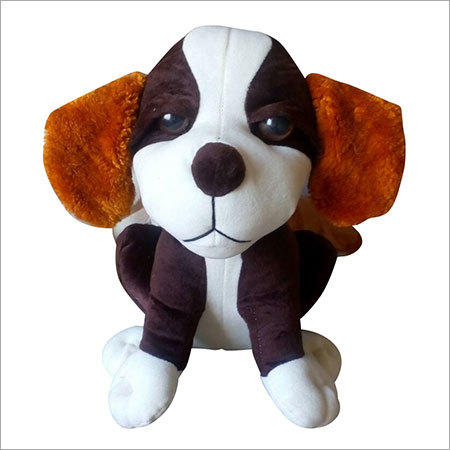 Brown Blacky Soft Dog Toy