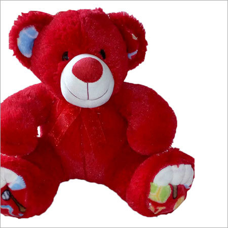 Red Teddy Bear Soft Toy Size: Customize