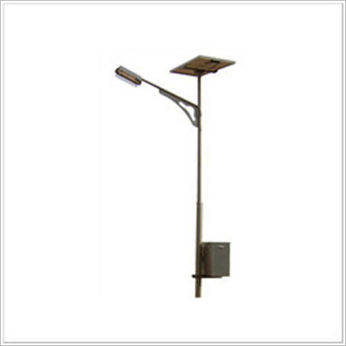 Solar Light Pole - Steel, Variable Height, Hot-Dip Galvanized Finish | Bright Lighting, Durable Structure, Eco-Friendly, Weather Resistant