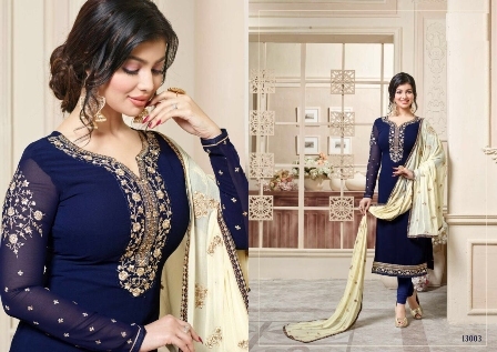 Indian Bollywood Replica Designer Churidar Suit