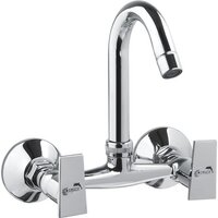 Center Hole Basin Mixer - Color: Silver