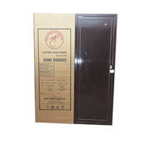 Solid Pvc Door - Color: Brown
