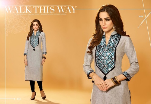 WESTERN WEAR FANCY PRINTED KURTI