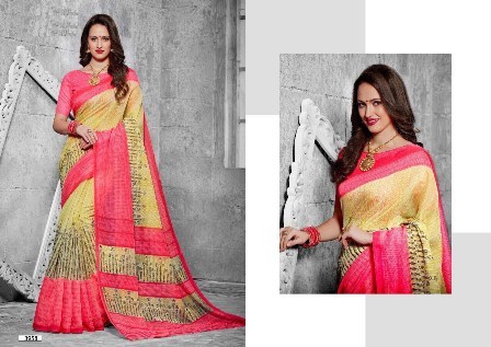 Cotton Silk Printed Daily Wear Saree