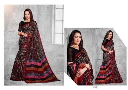 Cotton Silk Printed Designer Saree
