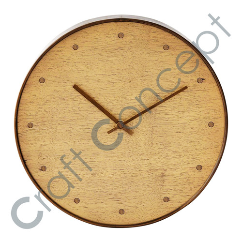 Roman Metal White Wall Clock No Assembly Required