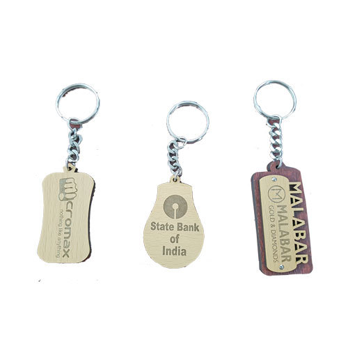Printed Wooden Key Chain