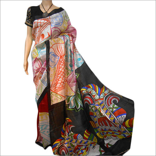 Multicolor Fashionable Silk Saree