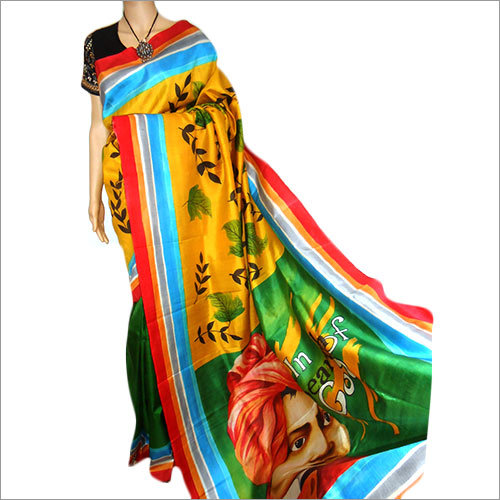 Multicolor Silk Saree