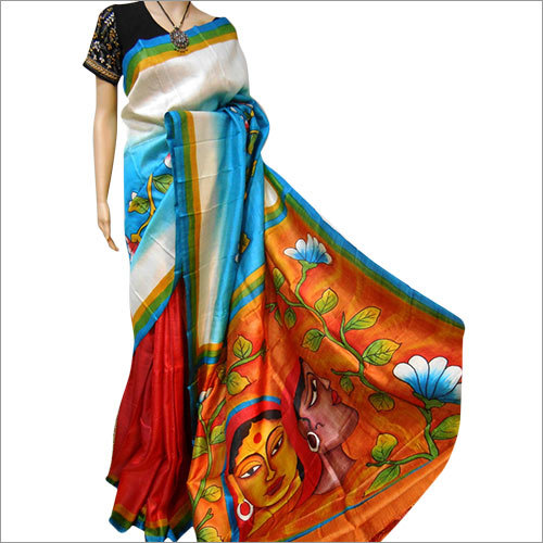 Multicolor Silk Saree