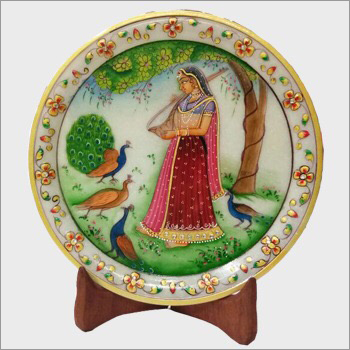 Decorative Marble Thali