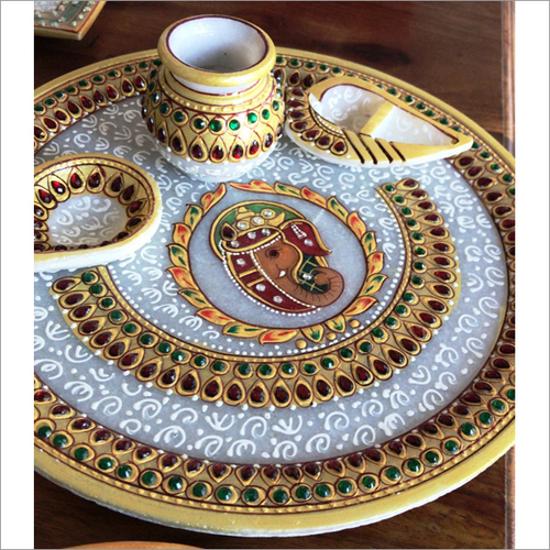 Decorative Marble Thali