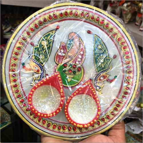 Decorative Marble Thali