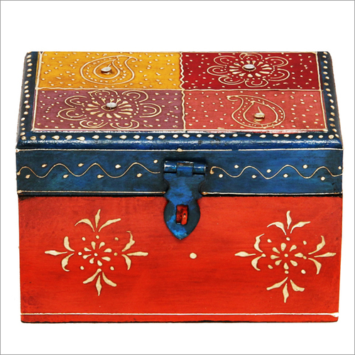 Wooden Hand Painted Box
