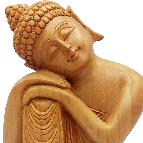 Wooden Carved Buddha Statue