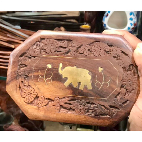 Wooden Carved Storage Box