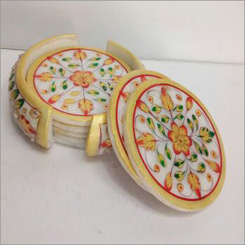 Decorative Marble Tea Coaster
