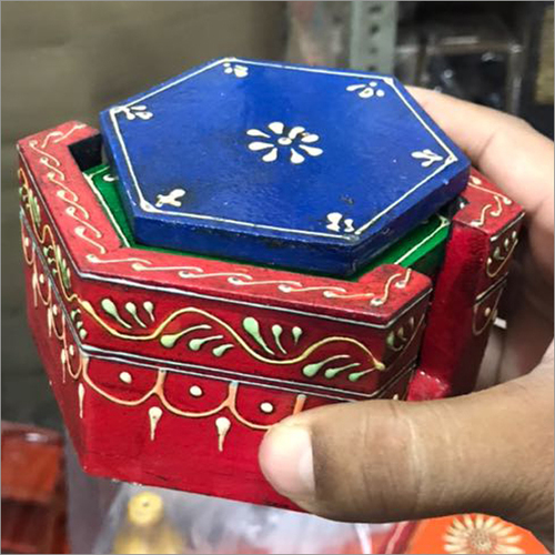 Hexagon Shape Tea Coasters