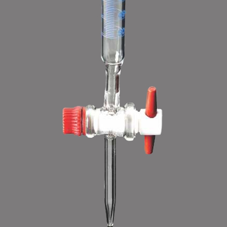 Burettes with Ptfe Key Stopcock