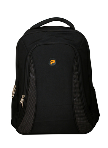 Black Tech Line Laptop Backpack