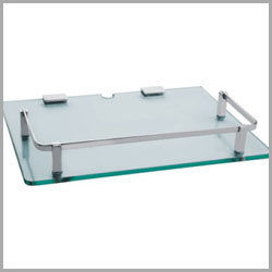 Glass Shelf Railing Basket