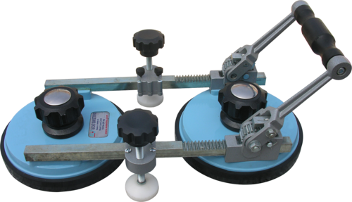 Dual Ratchet Seam Setter - Aluminum, 20.5x9.625x8.0625 inches | Two 8-Inch Suction Cups, Dual Leveling Points, Perfectly Joined Countertops