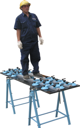 Sinkhole Support System - Aluminum Support Rails 82.7x12.9 inches | 20 Suction Cups for Fragile Stone Countertop Protection