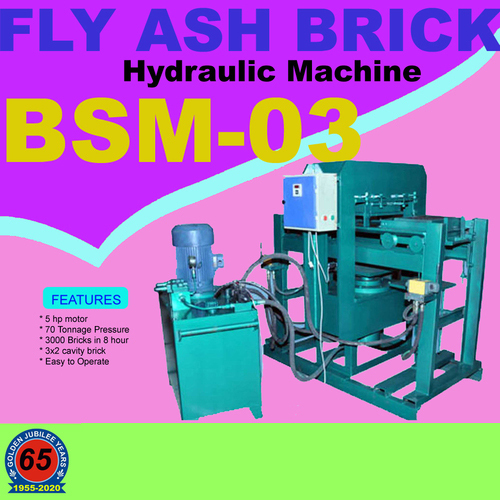 Semi Manual Fly Ash Bricks Machine