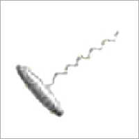 Cork Opener - Stainless Steel, 10 Cm X 2 Cm , Silver T-shaped Handle With Winding Screw, Lightweight And Portable Design