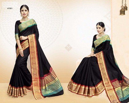 Printed Cotton Designer Saree