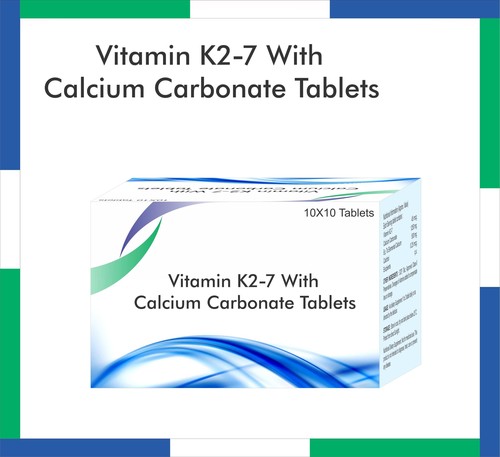 Vitamin K2-7 with Calcium Carbonate Tablets