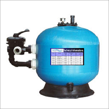 Side Mount Fiber Glass Bobbin Wound Sand Filter