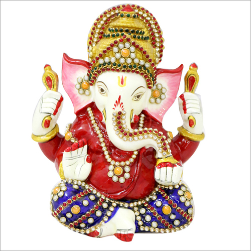 Lord Ganesha Marble Statue