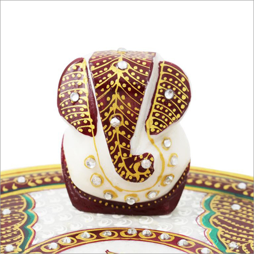 Lord Ganesha Decorative Marble Statue