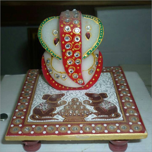 Ganesh Ji With Chowki