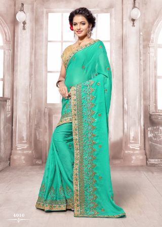 Cotton Silk Wedding Wear Designer Saree