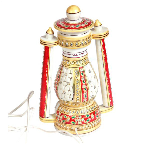 White Marble Fancy Electric Lantern