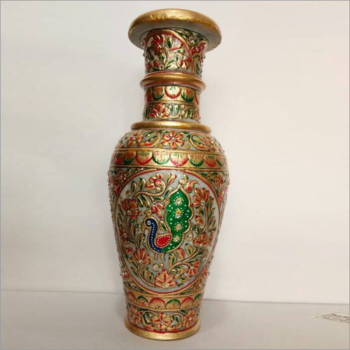 White Marble Flower Vase