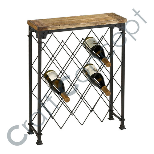 Metal Net Wine Rack No Assembly Required
